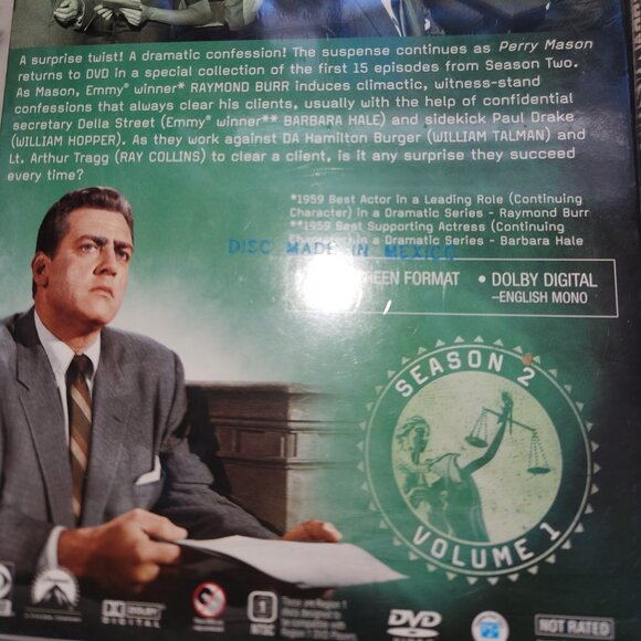 Perry Mason Season 2 Volumes 1 & 2 Sealed DVD Set - Picture 2 of 5